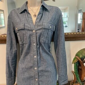 Tommy Bahama Blue Denim Shirt